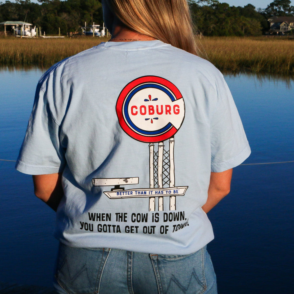 Baby Blue 'Get Out Of Town' T-shirt