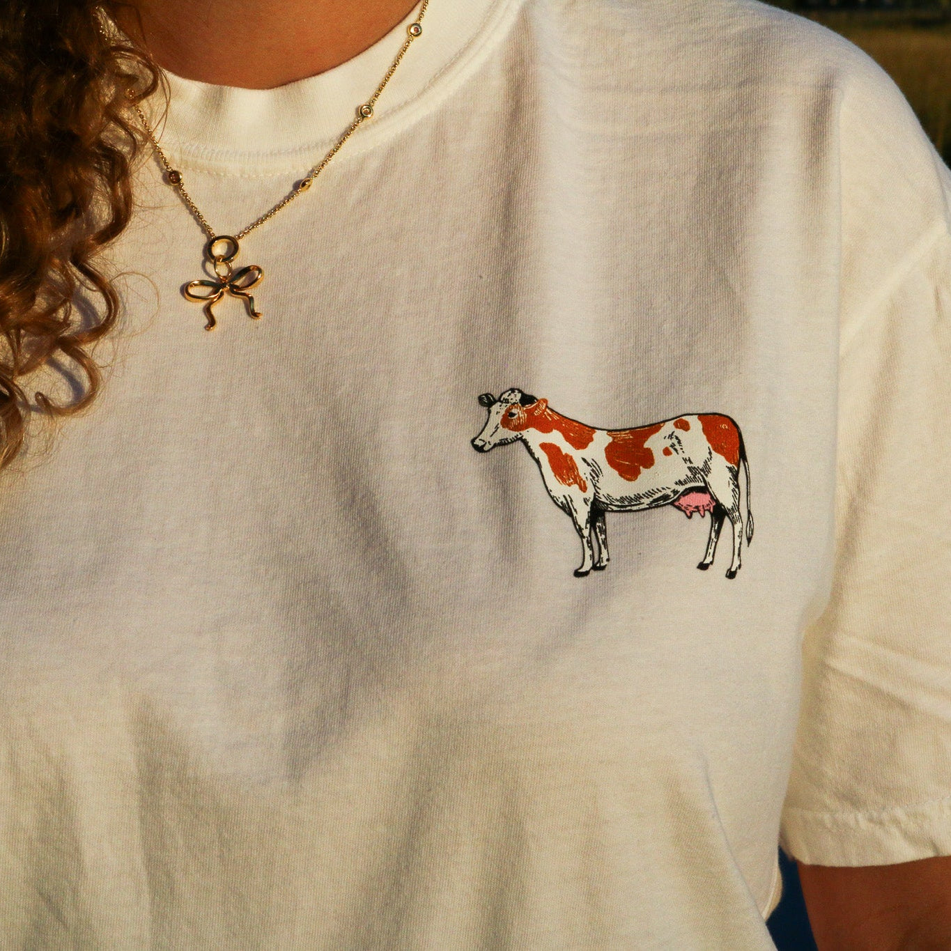 White 'Get Out Of Town' T-shirt