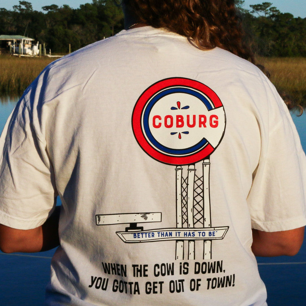 White 'Get Out Of Town' T-shirt