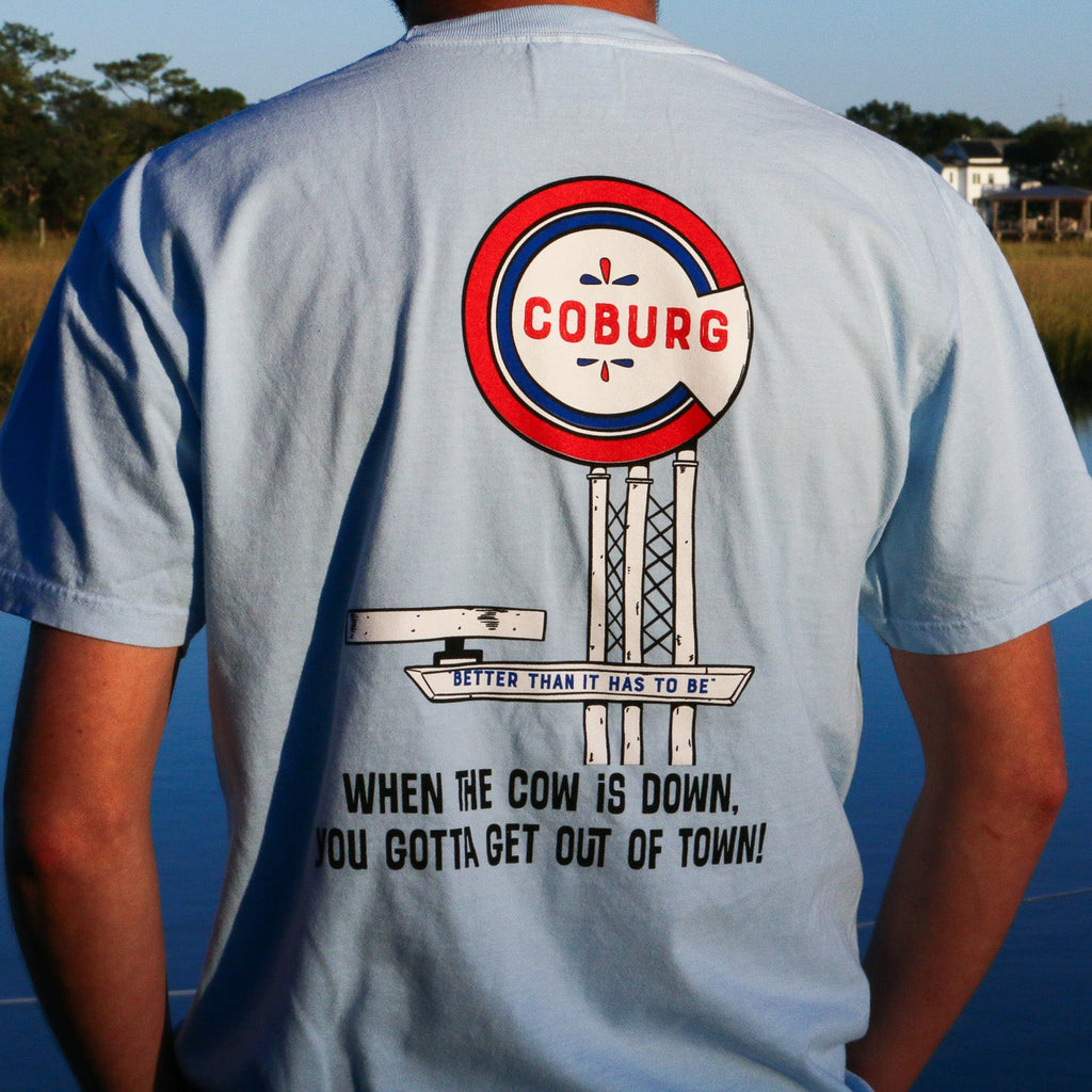 Baby Blue 'Get Out Of Town' T-shirt