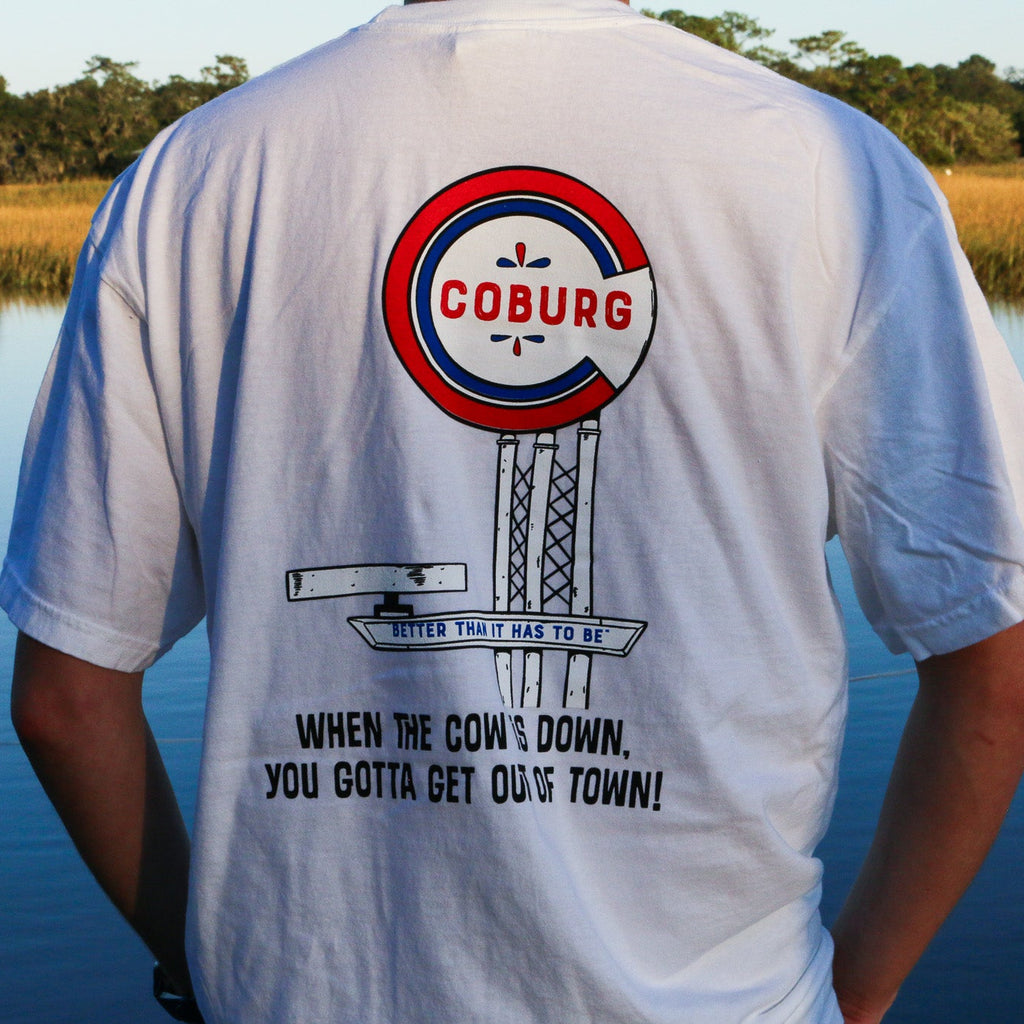 White 'Get Out Of Town' T-shirt