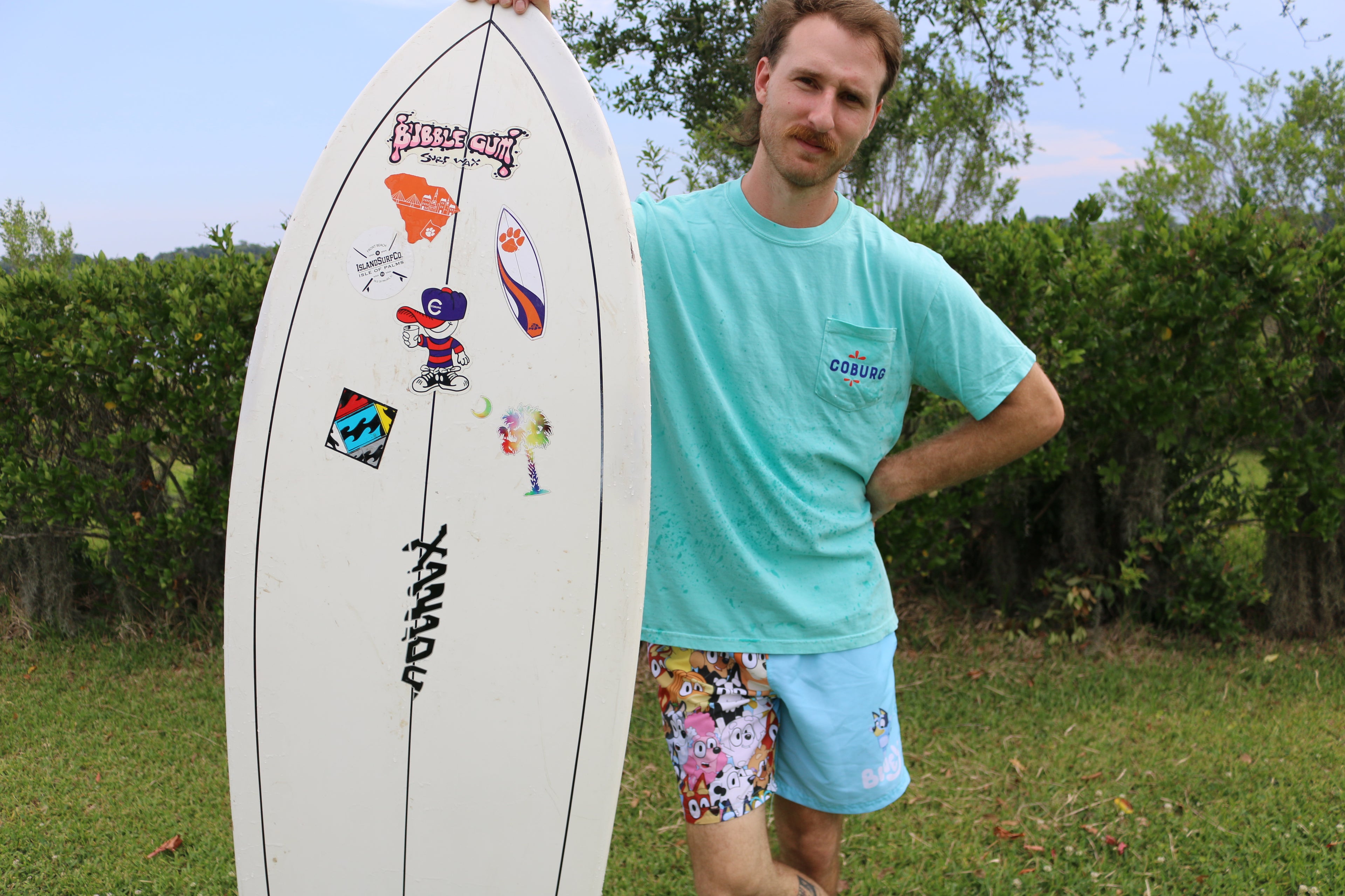 Chalky Mint 'Gone Surfin' T-Shirt