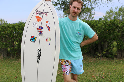 Chalky Mint 'Gone Surfin' T-Shirt