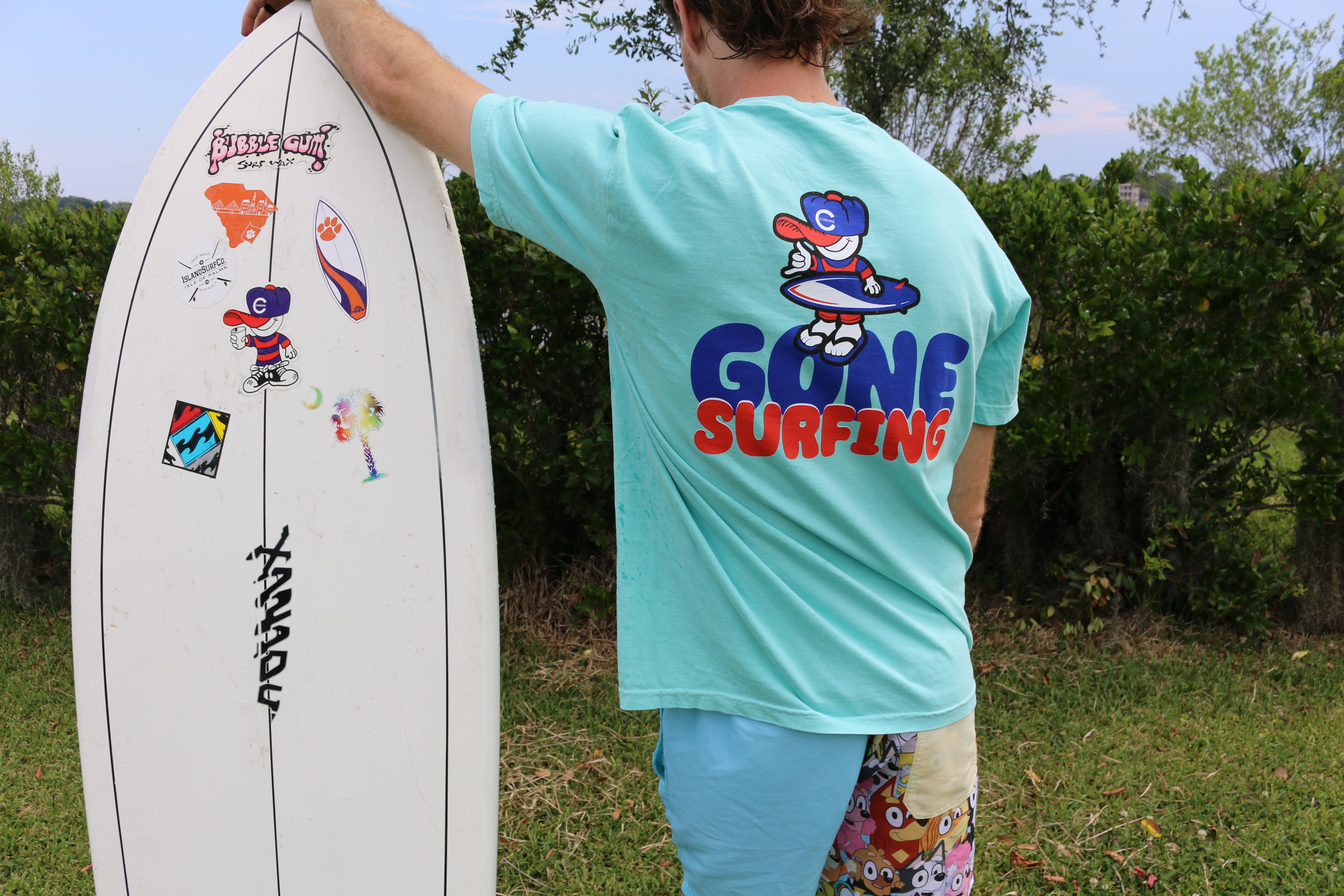 Chalky Mint 'Gone Surfin' T-Shirt