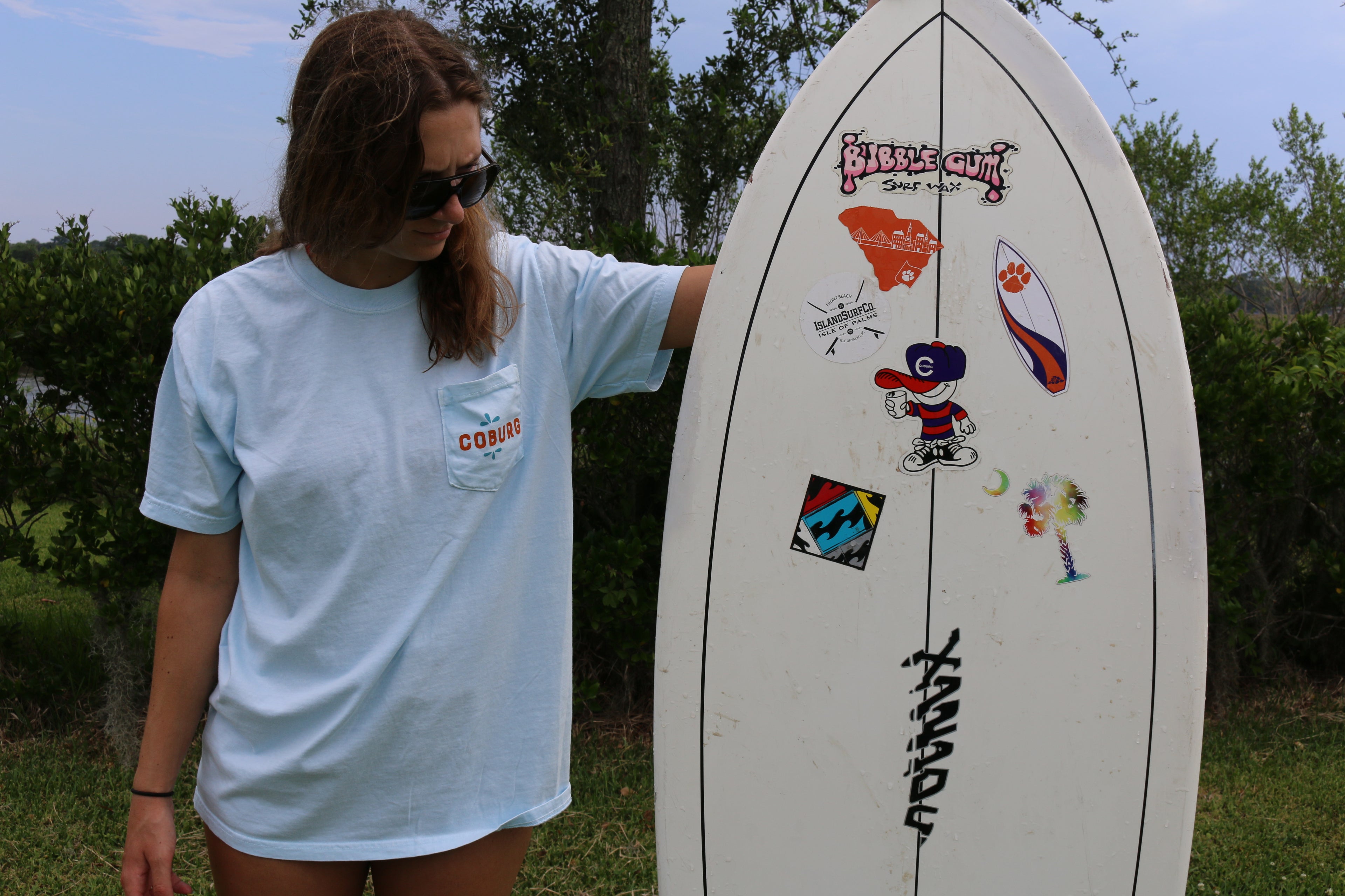 Chambray 'Cowabunga' T-Shirt